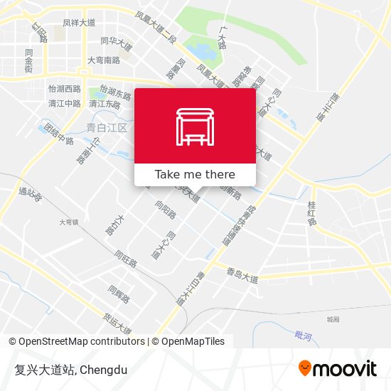 复兴大道站 map