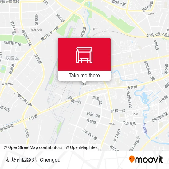 机场南四路站 map