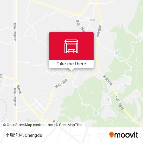 小堰沟村 map