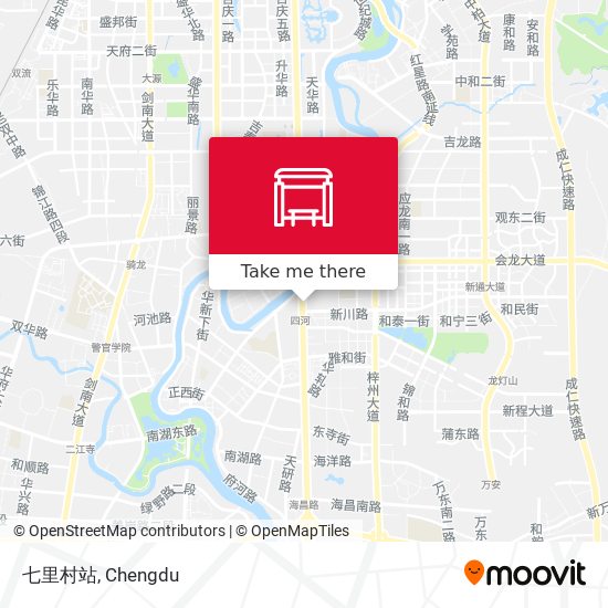 七里村站 map