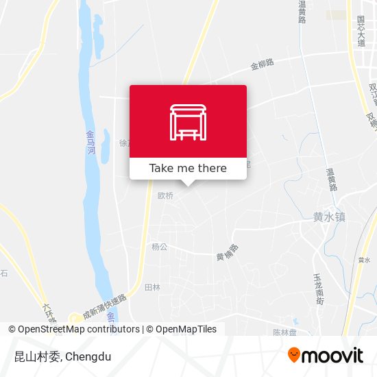 昆山村委 map