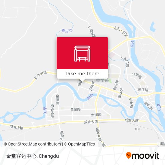 金堂客运中心 map