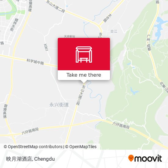 映月湖酒店 map