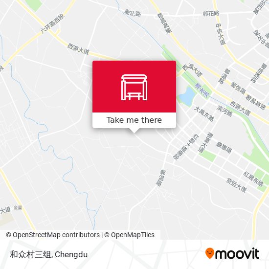 和众村三组 map