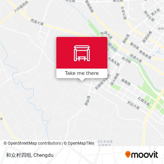 和众村四组 map