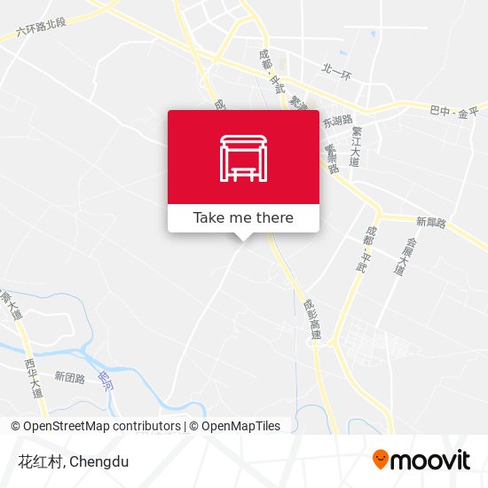 花红村 map