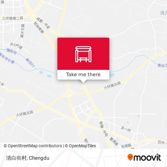 清白街村 map