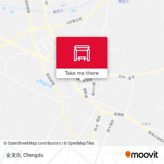 金龙街 map