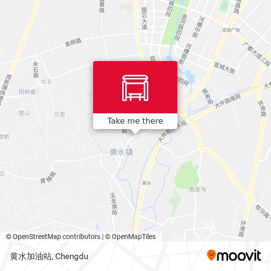 黄水加油站 map