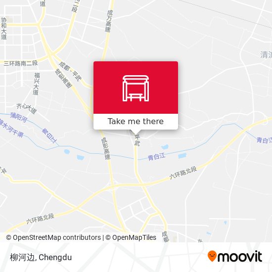 柳河边 map