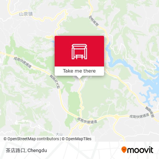茶店路口 map