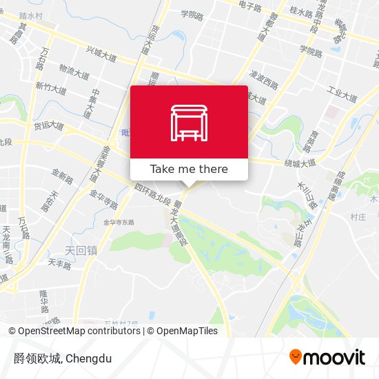 爵领欧城 map