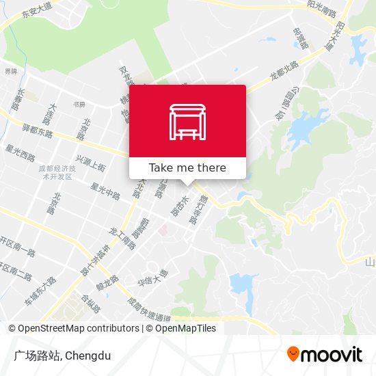广场路站 map