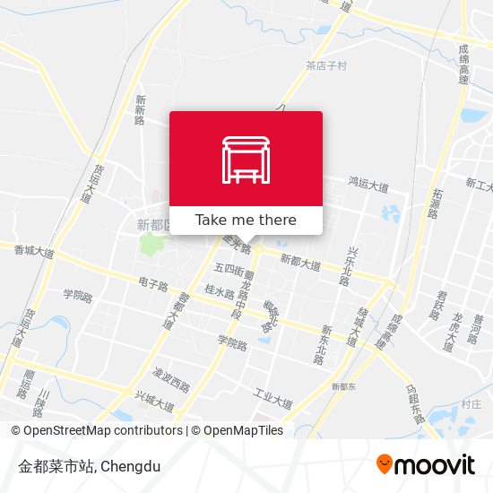 金都菜市站 map