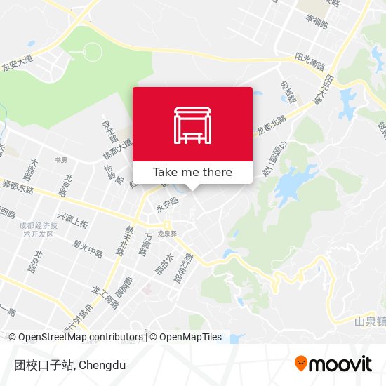 团校口子站 map