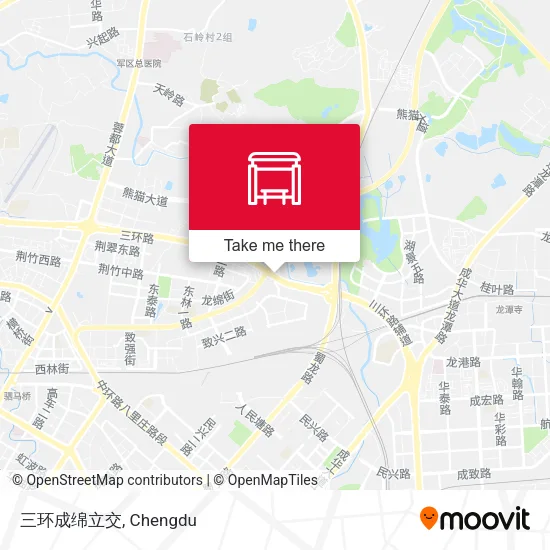 三环成绵立交 map