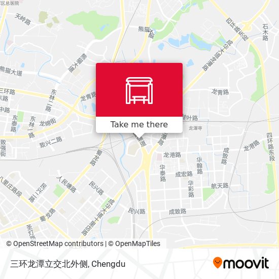 三环龙潭立交北外侧 map