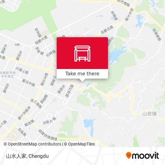 山水人家 map