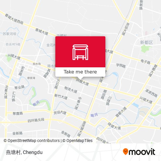 燕塘村 map