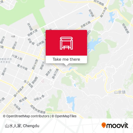 山水人家 map