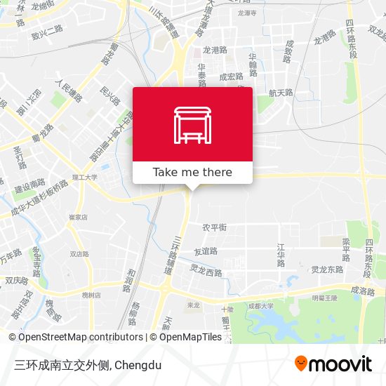 三环成南立交外侧 map