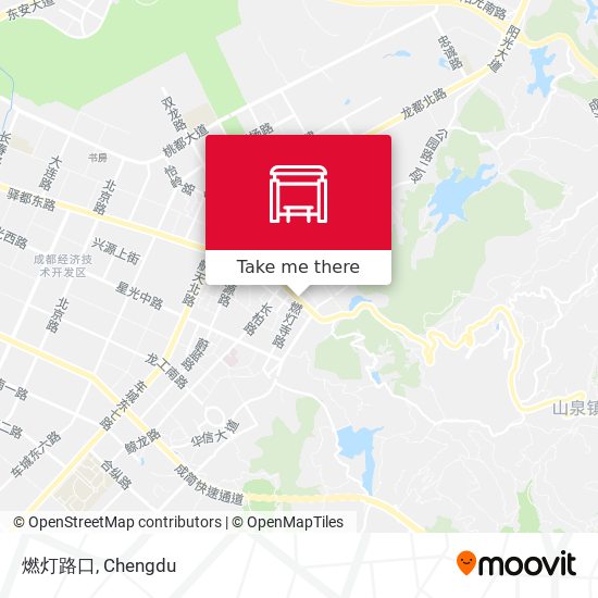 燃灯路口 map