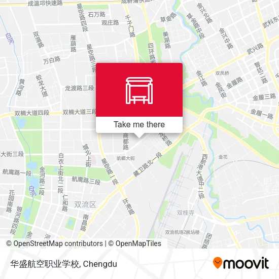 华盛航空职业学校 map