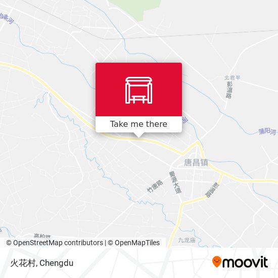 火花村 map