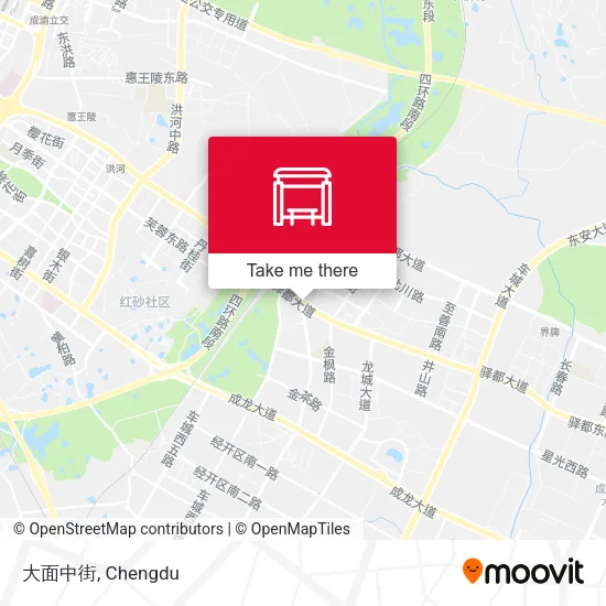 大面中街 map