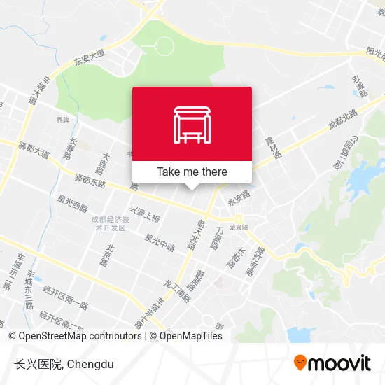 长兴医院 map