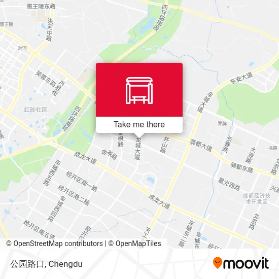 公园路口 map