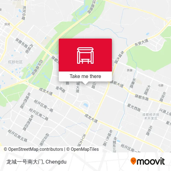 龙城一号南大门 map