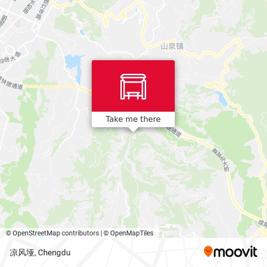 凉风垭 map
