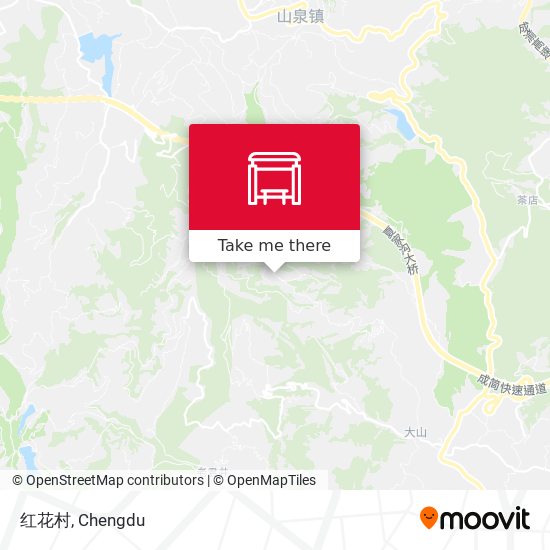 红花村 map