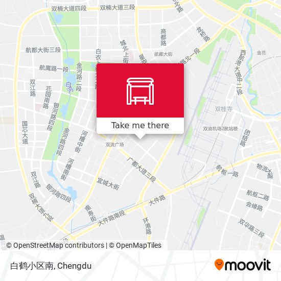 白鹤小区南 map