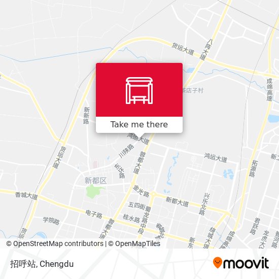 招呼站 map
