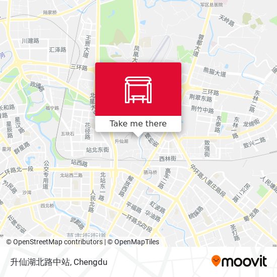 升仙湖北路中站 map