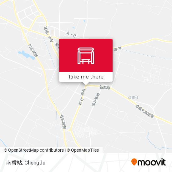 南桥站 map