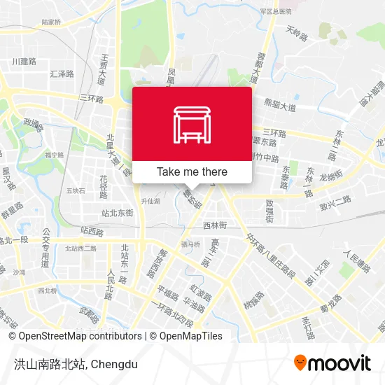 洪山南路北站 map