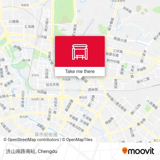 洪山南路南站 map