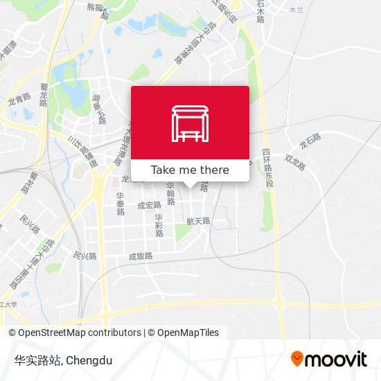 华实路站 map