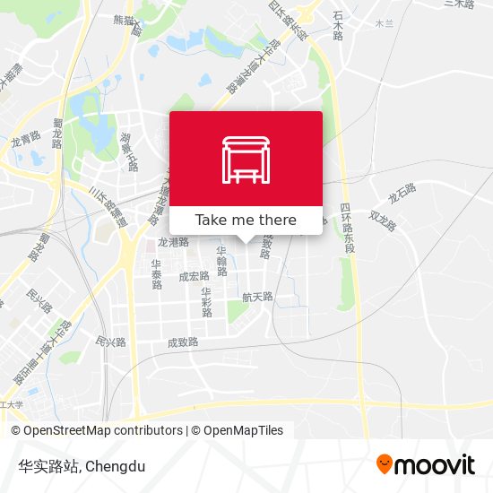 华实路站 map