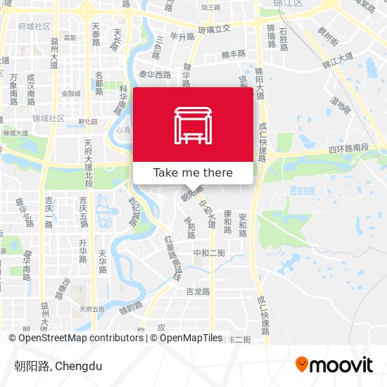 朝阳路 map