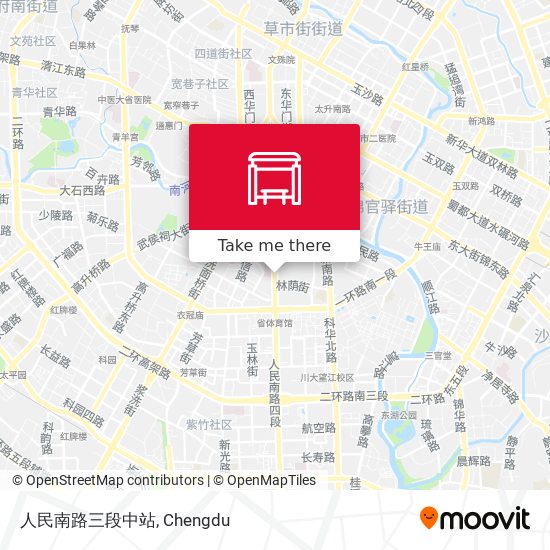 人民南路三段中站 map