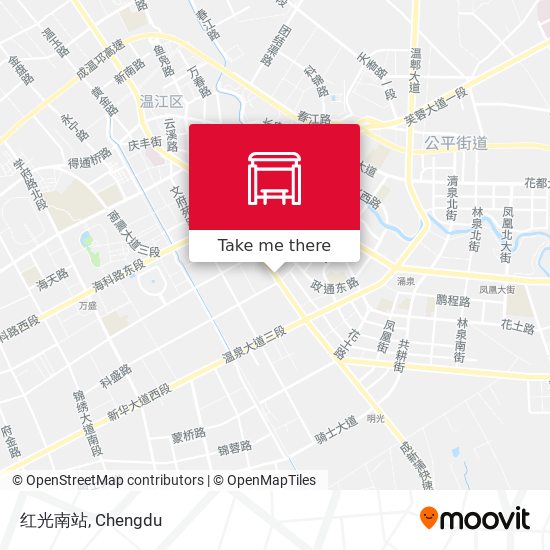 红光南站 map