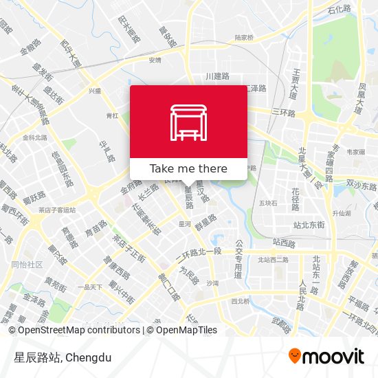 星辰路站 map