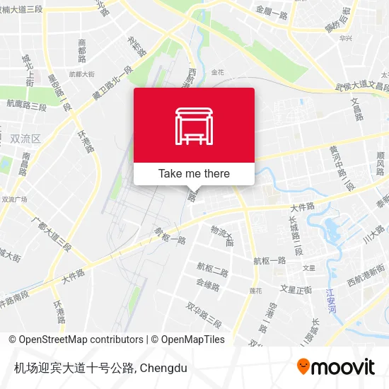 机场迎宾大道十号公路 map
