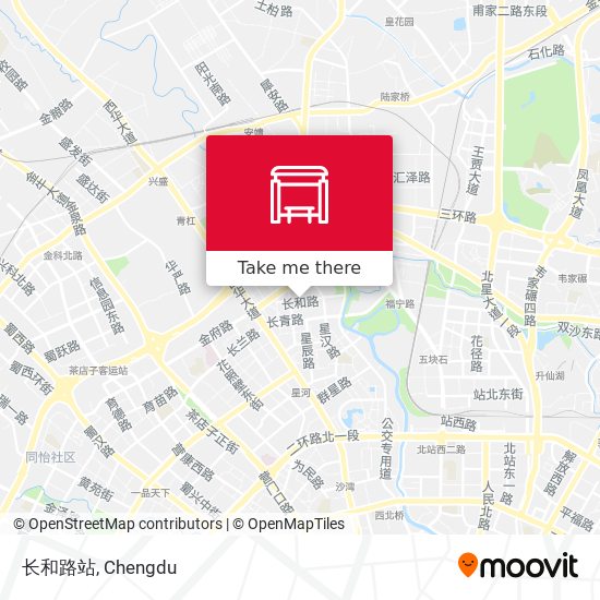 长和路站 map