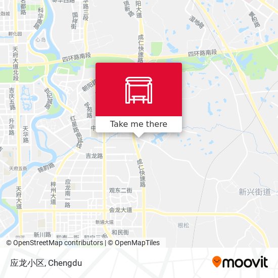 应龙小区 map