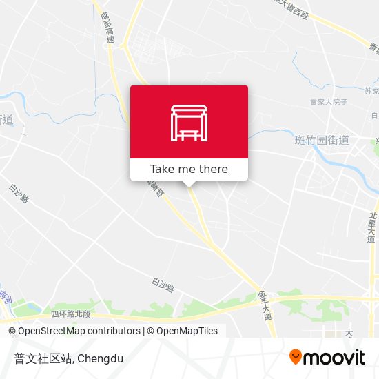 普文社区站 map